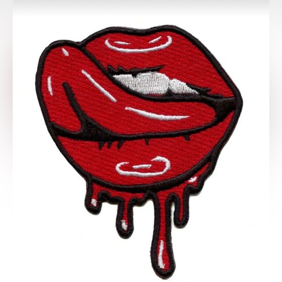 Dripping Lips Patch - Picture 1 of 2